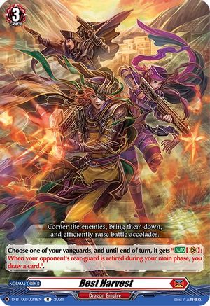 Best Harvest (D-BT03/031EN) - D-BT03: Advance of Intertwined Stars