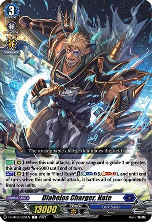 Diabolos Charger, Nate (D-BT03/069EN) - D-BT03: Advance of Intertwined Stars