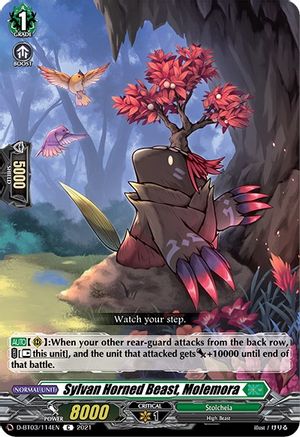 Sylvan Horned Beast, Molemora (D-BT03/114EN) - D-BT03: Advance of Intertwined Stars