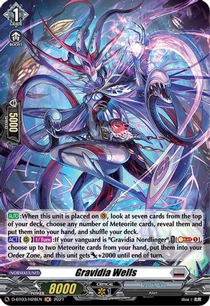 Gravidia Wells (Holo) (D-BT03/H28EN) - D-BT03: Advance of Intertwined Stars