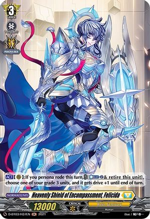 Heavenly Shield of Encompassment, Felicida (Holo) (D-BT03/H37EN) - D-BT03: Advance of Intertwined Stars