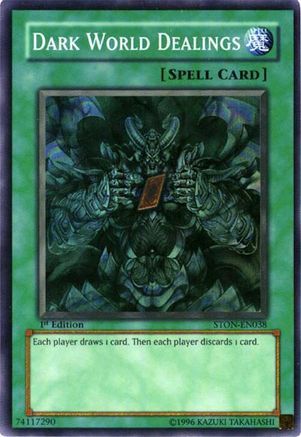 Dark World Dealings (STON-EN038) - Strike of Neos 1st Edition