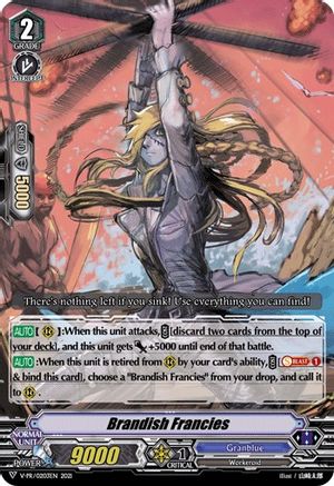 Brandish Francies (V-PR/0203EN) - V Promo Cards