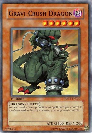 Gravi-Crush Dragon (FOTB-EN030) - Force of the Breaker Unlimited