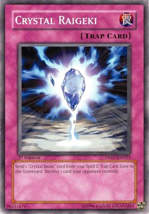 Crystal Raigeki (FOTB-EN048) - Force of the Breaker 1st Edition