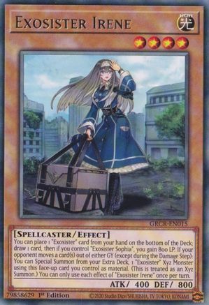 Exosister Irene (GRCR-EN015) - The Grand Creators 1st Edition