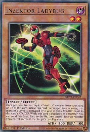 Inzektor Ladybug (GRCR-EN042) - The Grand Creators 1st Edition