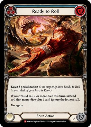 Ready to Roll (EVR003) - Everfest 1st Edition Rainbow Foil