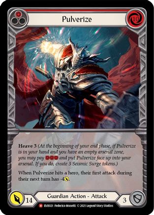 Pulverize (Extended Art) (EVR021) - Everfest 1st Edition Rainbow Foil