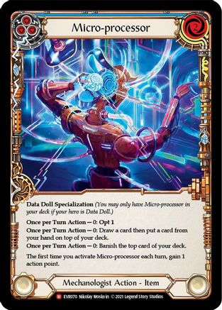 Micro-processor (EVR070) - Everfest 1st Edition Rainbow Foil