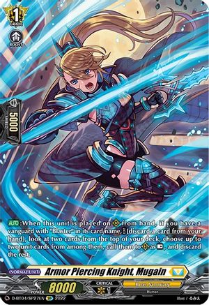 Armor Piercing Knight, Mugain (SP) (D-BT04/SP27EN) - D-BT04: Awakening of Chakrabarthi