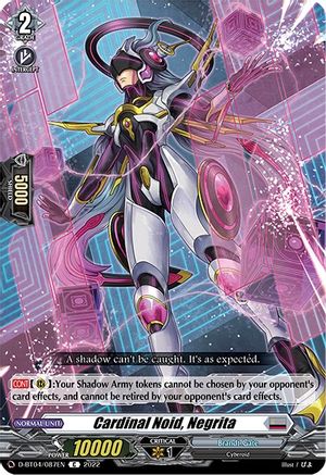 Cardinal Noid, Negrita (D-BT04/087EN) - D-BT04: Awakening of Chakrabarthi