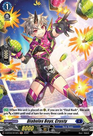 Diabolos Boys, Crusty (Holo) (D-BT04/H14EN) - D-BT04: Awakening of Chakrabarthi