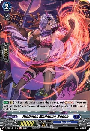 Diabolos Madonna, Reese (Holo) (D-BT04/H18EN) - Awakening of Chakrabarthi