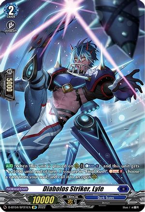 Diabolos Striker, Lyle (SP) (D-BT04/SP21EN) - D-BT04: Awakening of Chakrabarthi