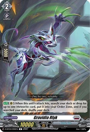 Gravidia Rlyk (D-BT04/090EN) - D-BT04: Awakening of Chakrabarthi