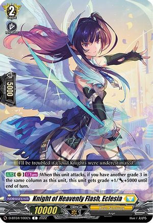 Knight of Heavenly Flash, Eclesia (D-BT04/100EN) - D-BT04: Awakening of Chakrabarthi