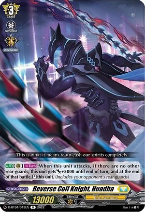 Reverse Coil Knight, Nuadha (D-BT04/049EN) - D-BT04: Awakening of Chakrabarthi