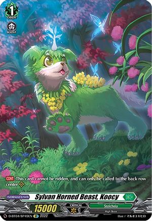Sylvan Horned Beast, Koocy (SP) (D-BT04/SP49EN) - Awakening of Chakrabarthi