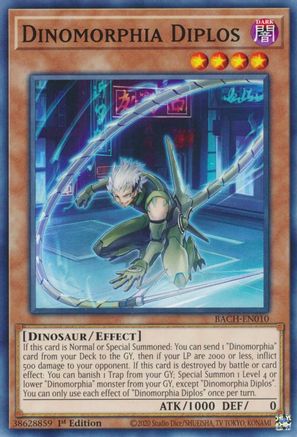 Dinomorphia Diplos (BACH-EN010) - Battle of Chaos 1st Edition