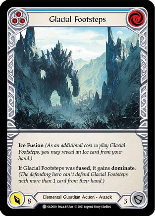 Glacial Footsteps (Blue) (OLD010) - Blitz Deck: Tales of Aria - Oldhim