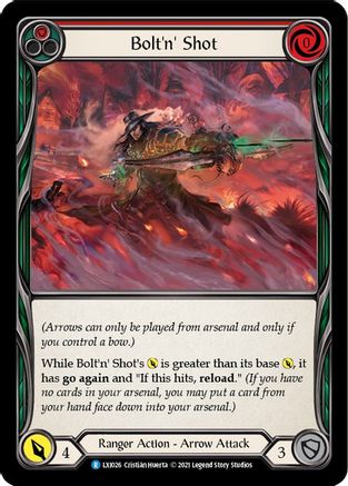 Bolt'n' Shot (Red) (LXI026) - Blitz Deck: Tales of Aria - Lexi