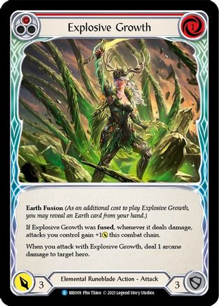 Explosive Growth (Red) (BRI009) - Blitz Deck: Tales of Aria - Briar