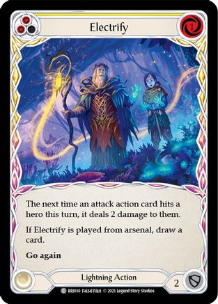 Electrify (Yellow) (BRI030) - Blitz Deck: Tales of Aria - Briar
