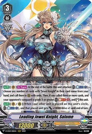 Leading Jewel Knight, Salome (D-VS03/001EN) - D-VS03: V Clan Collection Vol.3