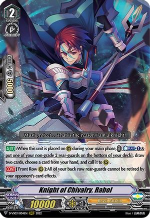 Knight of Chivalry, Rabol (D-VS03/004EN) - D-VS03: V Clan Collection Vol.3