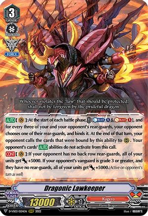 Dragonic Lawkeeper (D-VS03/024EN) - D-VS03: V Clan Collection Vol.3