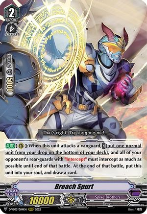 Breach Spurt (D-VS03/054EN) - D-VS03: V Clan Collection Vol.3