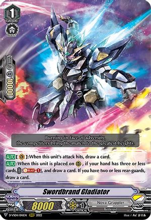 Swordbrand Gladiator (D-VS04/041EN) - D-VS04: V Clan Collection Vol.4