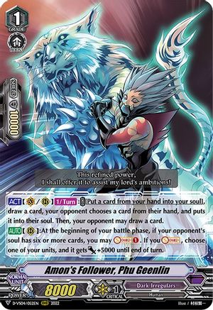 Amon's Follower, Phu Geenlin (D-VS04/052EN) - D-VS04: V Clan Collection Vol.4