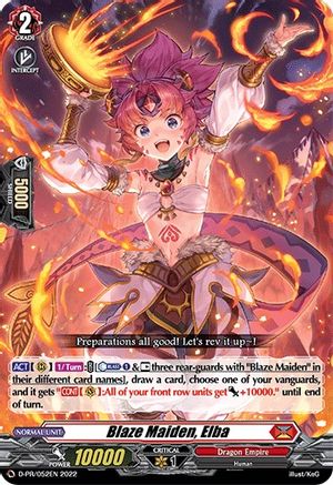 Blaze Maiden, Elba (D-PR/052EN) - D Promo Cards
