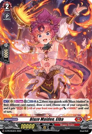 Blaze Maiden, Elba (RR Foil) (D-PR/053EN) - D Promo Cards