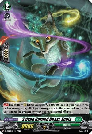 Sylvan Horned Beast, Enpix (Holo Foil) (D-PR/061EN) - D Promo Cards
