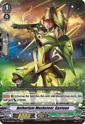 Anthurium Musketeer, Gastone (D-VS04/082EN) - D-VS04: V Clan Collection Vol.4