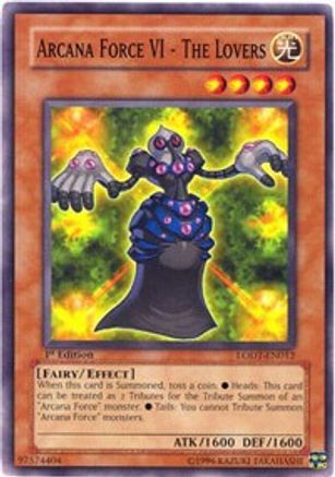 Arcana Force VI - The Lovers (LODT-EN012) - Light of Destruction 1st Edition