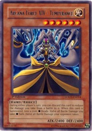 Arcana Force XIV - Temperance (LODT-EN014) - Light of Destruction 1st Edition