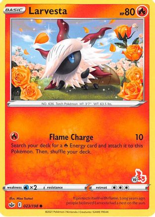 Larvesta 023/198 Battle Academy 2022 - Promo