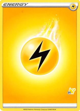 Lightning Energy (#27 Pikachu Stamped) Battle Academy 2022 - Promo