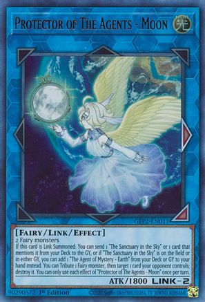 Protector of The Agents - Moon (GFP2-EN011) - Ghosts From the Past: The 2nd Haunting 1st Edition