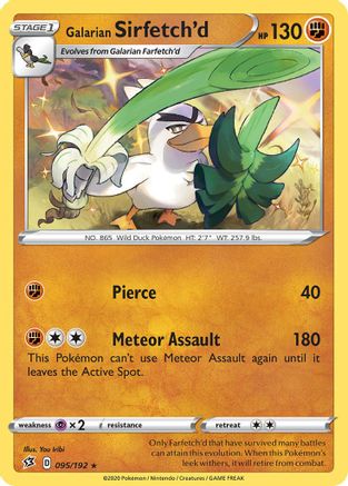 Galarian Sirfetch'd 095/192 Deck Exclusives - Rare