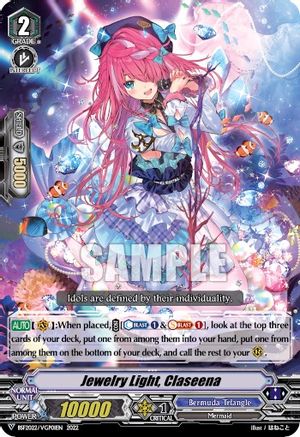 Jewelry Light, Claseena (BSF2022/VGP01EN 2022) - Bushiroad Event Cards