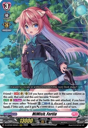 MiMish, Fortia (D-LBT02/004EN) - D-LBT02: Lyrical Monasterio ~It's a New School Term!~