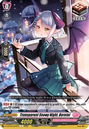 Transparent Snowy Night, Beretoi (D-LBT02/044EN) - D-LBT02: Lyrical Monasterio ~It's a New School Term!~