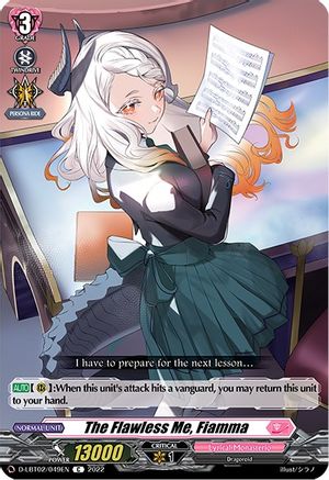 The Flawless Me, Fiamma (D-LBT02/049EN) - D-LBT02: Lyrical Monasterio ~It's a New School Term!~