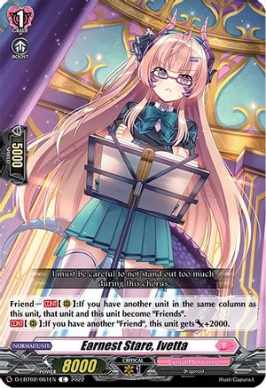 Earnest Stare, Ivetta (D-LBT02/061EN) - D-LBT02: Lyrical Monasterio ~It's a New School Term!~