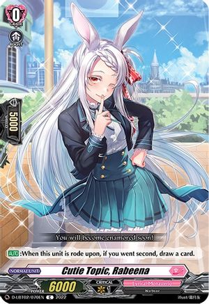 Cutie Topic, Rabeena (D-LBT02/070EN) - D-LBT02: Lyrical Monasterio ~It's a New School Term!~